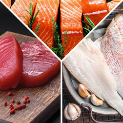 Huachinango-Salmón-Atún