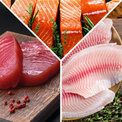 Salmón-Atun-Tilapia