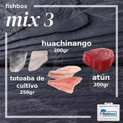 Totoaba de cultivo-Huachinango-Atún