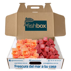 2Kg Cubos Salmón-Atún