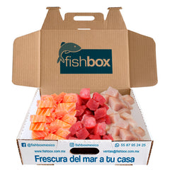 3Kg Cubos Salmón-Atún-Róbalo