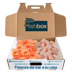 2Kg Cubos Salmón-Róbalo