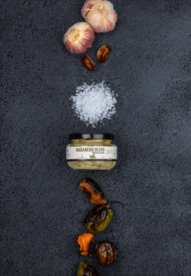 Salsa habanero olivo
