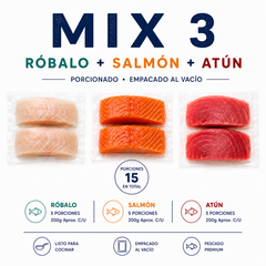 Robalo-Salmón-Atún
