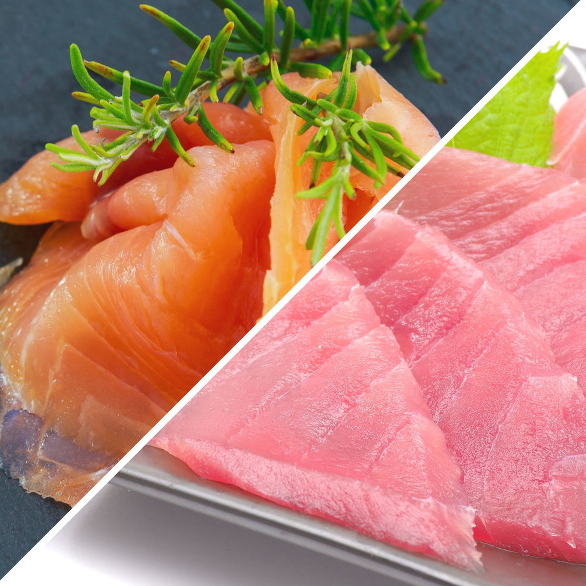 Sashimi de Salmón-Atún