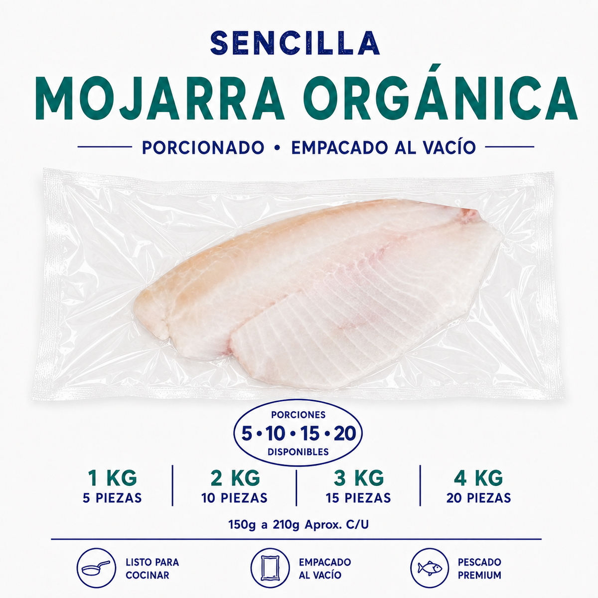Mojarra orgánica