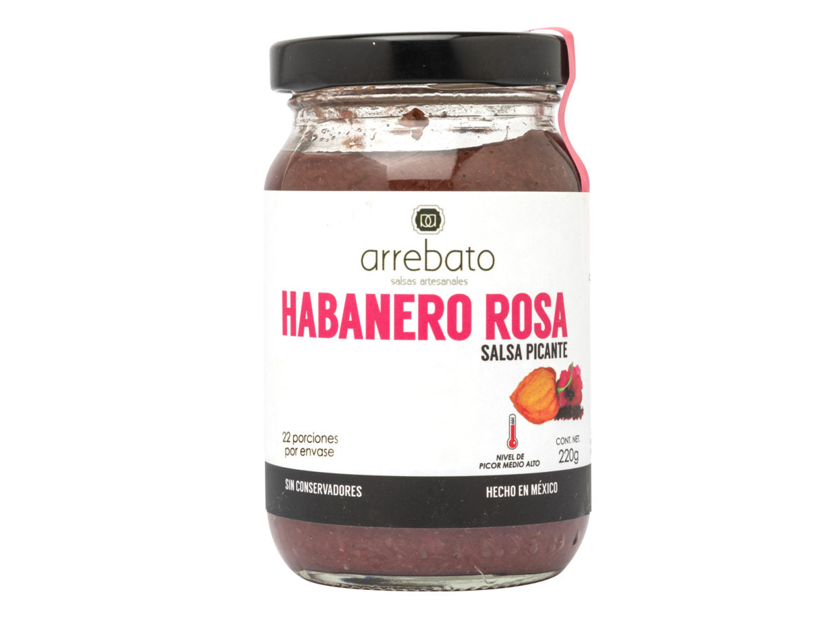 Salsa habanero rosa