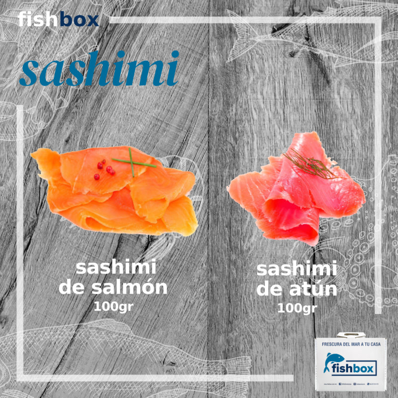 Sashimi de Salmón-Atún